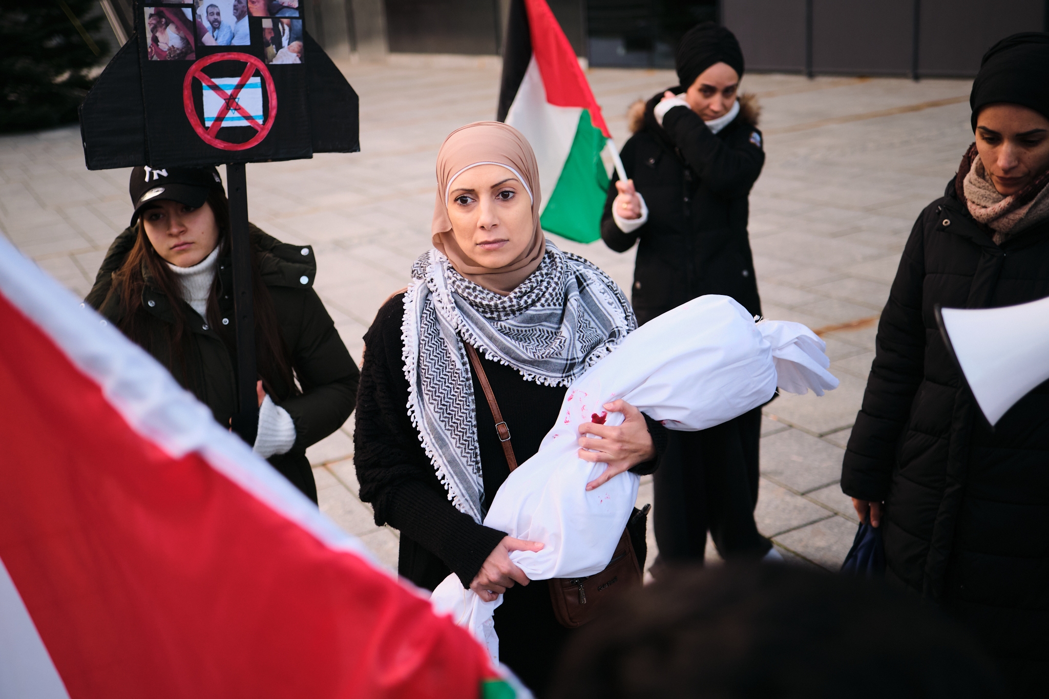 Palestina-demonstrasjon utenfor Stavanger konserthus